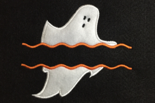 Ghost Split Applique: A Playful, Personalized Halloween Staple