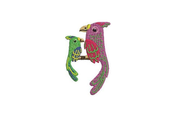 Mom and Baby Parrots: A Designer’s Real-World Embroidery Review