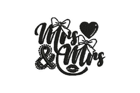 Mrs Mrs: A Charming, Thoughtful Embroidery Design for Personalized Gifts