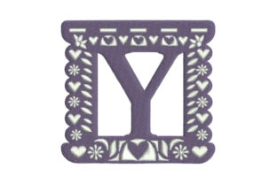 Papel Picado Alphabet Y