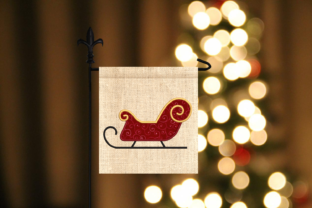 Santa’s Sleigh Applique